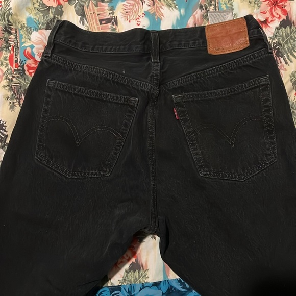 Levi’s 501 Skinny’s…5 button fly black jeans. - Picture 4 of 10